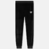 Pantaloni de trening brodați din chenille Pantaloni de trening brodați din chenille