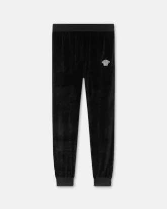 Pantaloni de trening brodați din chenille