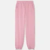 Pantaloni de trening cu logo din cristale Pantaloni de trening cu logo din cristale