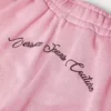 Pantaloni de trening cu logo din cristale Pantaloni de trening cu logo din cristale