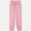 Pantaloni de trening cu logo din cristale Pantaloni de trening cu logo din cristale