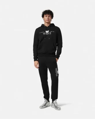 Pantaloni de trening cu logo Versace
