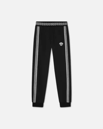 Pantaloni de trening din bumbac brodați pentru copii
