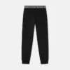 Pantaloni de trening din bumbac brodați pentru copii Pantaloni de trening din bumbac brodați pentru copii