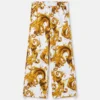 Pantaloni de trening din bumbac jersey imprimați Pantaloni de trening din bumbac jersey imprimați