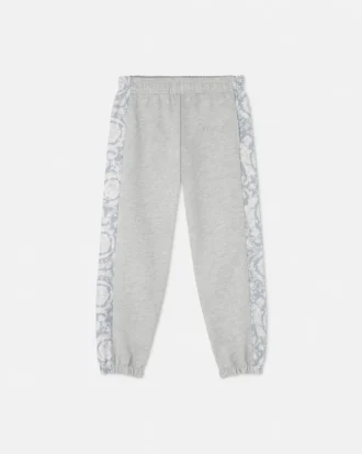 Pantaloni de trening din bumbac jersey imprimați pentru copii