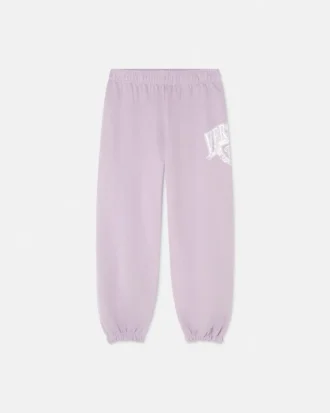 Pantaloni de trening din bumbac jersey imprimați pentru copii