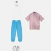 Pantaloni de trening din bumbac jersey imprimați pentru copii