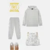 Pantaloni de trening din bumbac jersey imprimați pentru copii