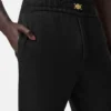 Pantaloni de trening din tricot de cașmir și bumbac