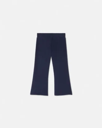Pantaloni de trening evazați pentru copii, cu logo Versace strălucitor