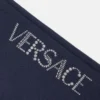 Pantaloni de trening evazați pentru copii, cu logo Versace strălucitor Pantaloni de trening evazați pentru copii, cu logo Versace strălucitor