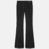 Pantaloni din amestec de lână și jacquard cu imprimeu piton Pantaloni din amestec de lână și jacquard cu imprimeu piton