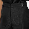 Pantaloni din amestec de lână și jacquard cu imprimeu piton Pantaloni din amestec de lână și jacquard cu imprimeu piton