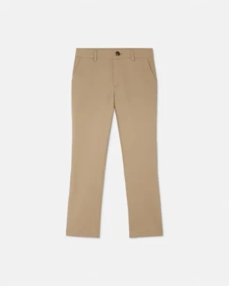 Pantaloni din gabardină de bumbac pentru copii
