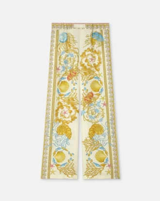 Pantaloni din mătase Barocco Silk