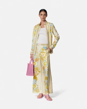 Pantaloni din mătase Barocco Silk