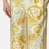 Pantaloni din mătase Barocco Silk Pantaloni din mătase Barocco Silk