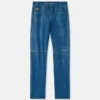 Pantaloni din piele uzată Pantaloni din piele uzată