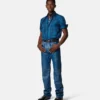 Pantaloni din piele uzată Pantaloni din piele uzată