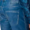 Pantaloni din piele uzată Pantaloni din piele uzată