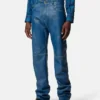 Pantaloni din piele uzată Pantaloni din piele uzată