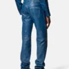 Pantaloni din piele uzată Pantaloni din piele uzată