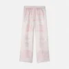 Pantaloni din twill de mătase imprimați pentru copii