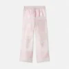 Pantaloni din twill de mătase imprimați pentru copii