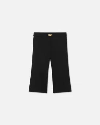 Pantaloni evazați din bumbac elastic Milano