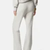 Pantaloni evazați din lână și bumbac Pantaloni evazați din lână și bumbac