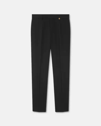 Pantaloni formali conici din lână
