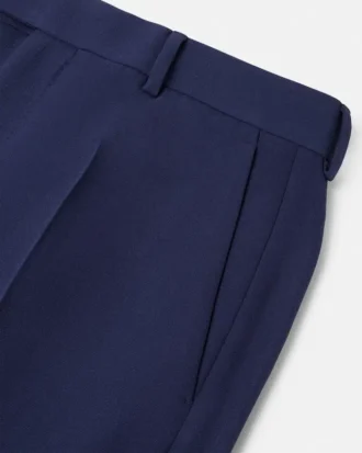 Pantaloni formali conici din lână Pantaloni formali conici din lână