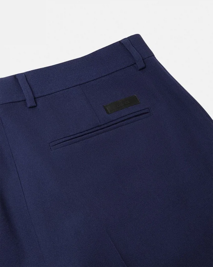 Pantaloni formali conici din lână Pantaloni formali conici din lână