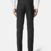 Pantaloni formali conici din lână Pantaloni formali conici din lână