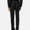 Pantaloni formali din jacquard cu imprimeu leopard Pantaloni formali din jacquard cu imprimeu leopard