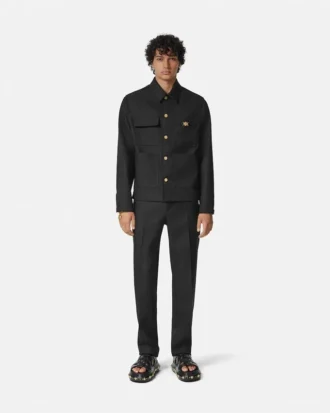 Pantaloni formali din lână cavalry
