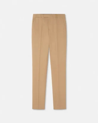 Pantaloni formali din lână melanj