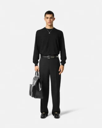 Pantaloni formali din lână twill Pantaloni formali din lână twill