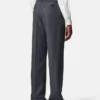 Pantaloni jogger din lână cu micro-carouri Pantaloni jogger din lână cu micro-carouri