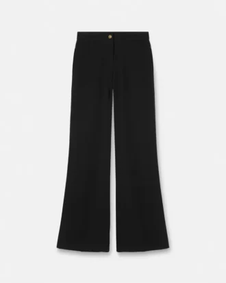Pantaloni largi cu logo Pantaloni largi cu logo