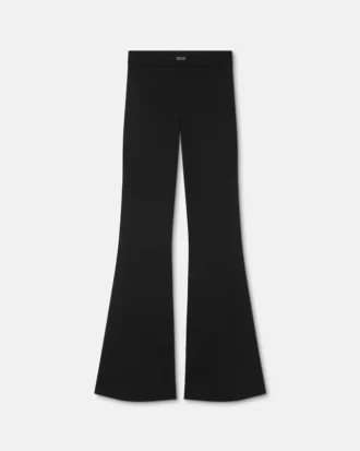 Pantaloni largi cu logo Pantaloni largi cu logo