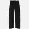 Pantaloni largi din gabardină, cu talie joasă Pantaloni largi din gabardină, cu talie joasă