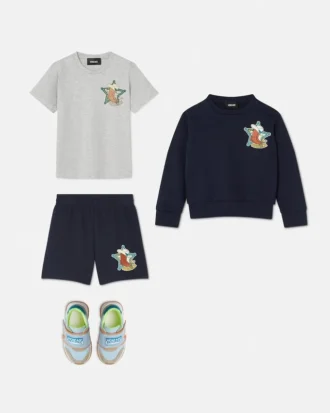 Pantaloni scurți din bumbac jersey pentru copii