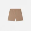 Pantaloni scurți din bumbac seersucker brodați pentru copii Pantaloni scurți din bumbac seersucker brodați pentru copii