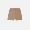 Pantaloni scurți din bumbac seersucker brodați pentru copii Pantaloni scurți din bumbac seersucker brodați pentru copii