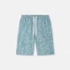 Pantaloni scurți din denim jacquard Barocco Pantaloni scurți din denim jacquard Barocco