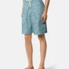 Pantaloni scurți din denim jacquard Barocco Pantaloni scurți din denim jacquard Barocco