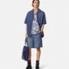 Pantaloni scurți din denim Medusa Biggie Pantaloni scurți din denim Medusa Biggie