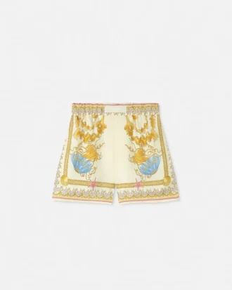 Pantaloni scurți din mătase Barocco Silk